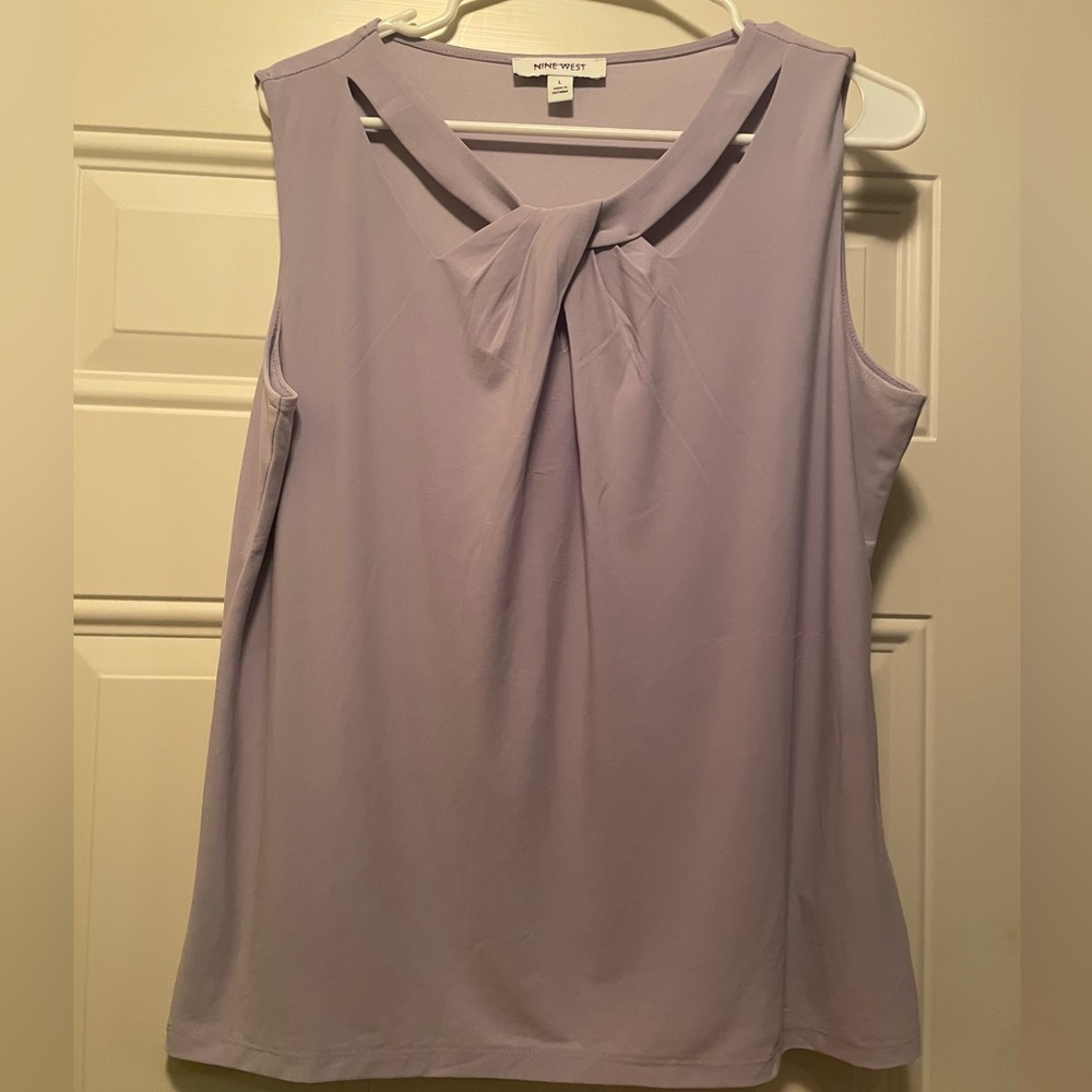 Nine West - light purple dress tank, Size Large